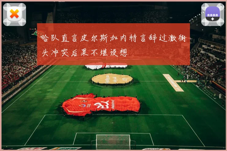 哈队直言皮尔斯加内特言辞过激街头冲突后果不堪设想